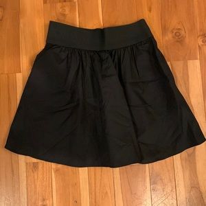 Express high-rise black skirt